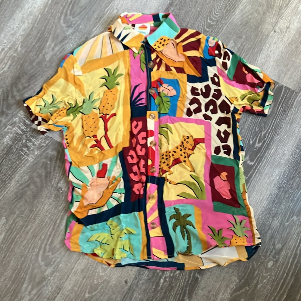 FARM Rio
TROPICAL COLLAGE
PAJAMA SHIRT
TROPICAL COLLAGE - Picture 5 of 11